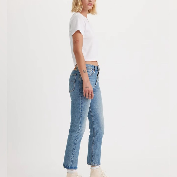 Levi’s High Rise Wedgie Straight Button Fly Jeans Size 30 - Picture 2 of 10